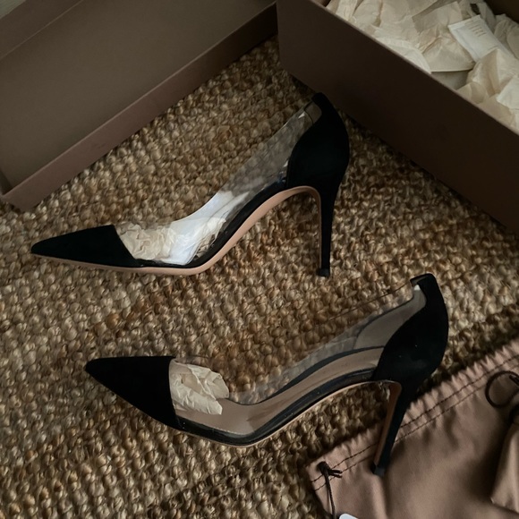 NWT Gianvito Rossi Plexi Pumps 85mm - Picture 8 of 13